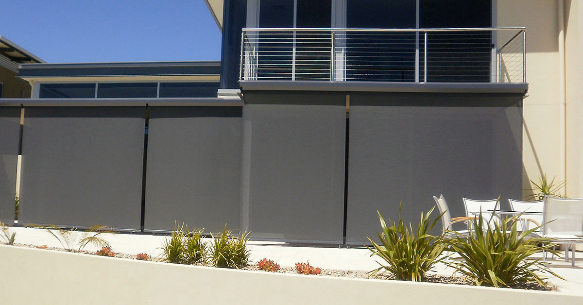 Commercial Straight Drop Blinds Adelaide